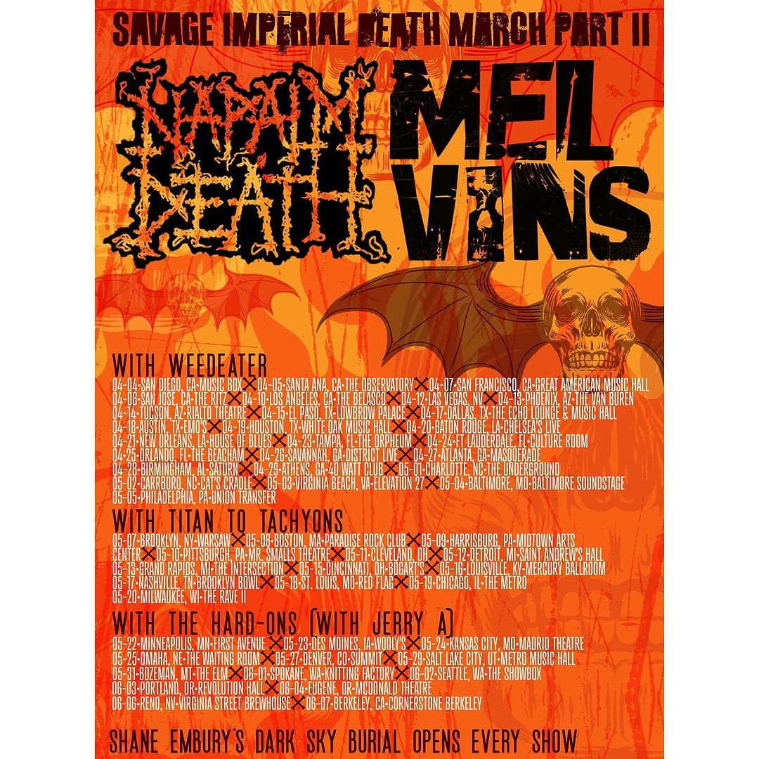 Weedeater Savage Imperial Death March Part II Tour Poster 2025